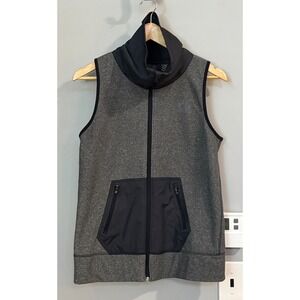 Under Armour Vest Womens Small Grey ColdGear Infrared Full Zip Activewear 6267